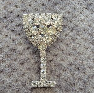 Elegant Silver Brooch